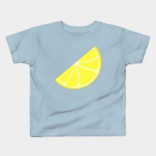 Lemon Wedge (light blue background) Kids T-Shirt